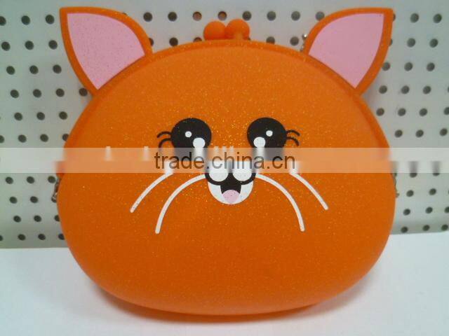 Customized Cheap Pochi Purse Silicone Coin Purse