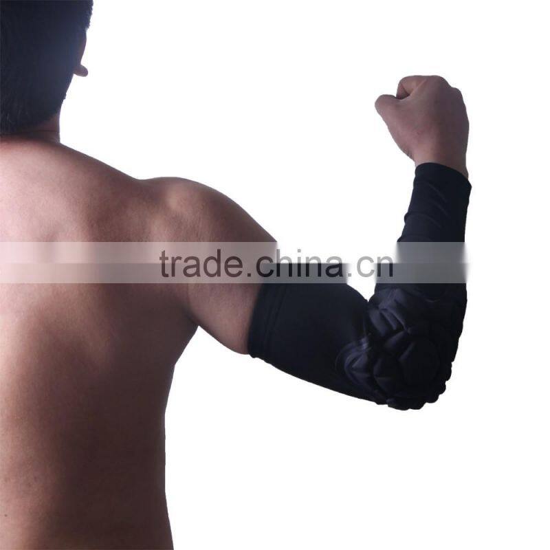 Top quality Customized breathable Lycra basketball arm sleeves Professional compresion Cycling Arm Warmer with a pad