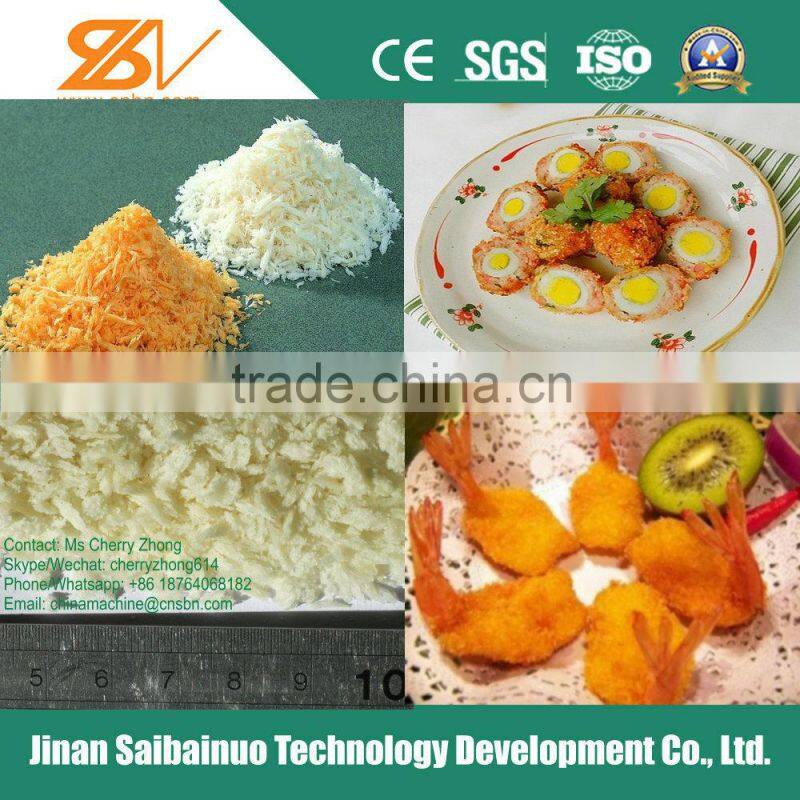 Export full-automatic Bread Crumbs machine/processing line/machinery for food dressing with 160-600kg/h output