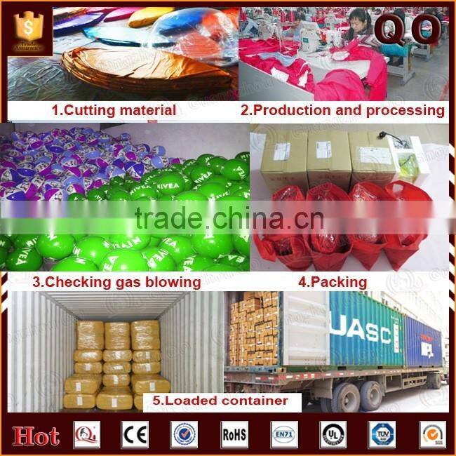 Promotional giant colorful beach ball fabric covered beach ball