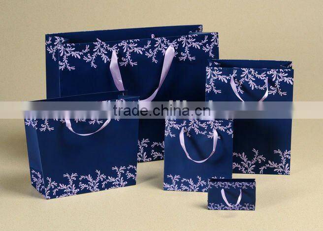 Colorful 100gsm white craft paper bag mini craft gift bag craft bag with paper twisted handle