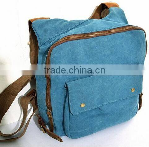 2016 Unisex Retro Classic Canvas Crazy-horse Daily Backpack