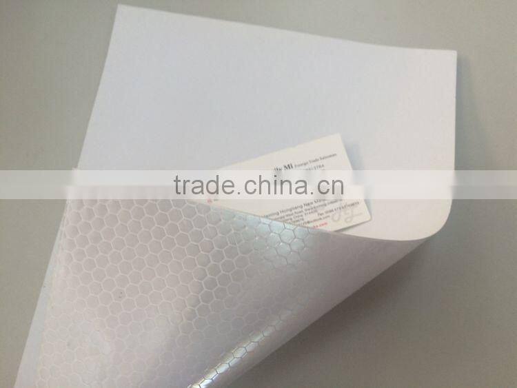 Reflective sticker banner, self adhesive vinyl