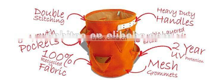 8 Pocket Strawberry Planter Bag,Strawberry Growing Planting Bag,Strawberry Planter