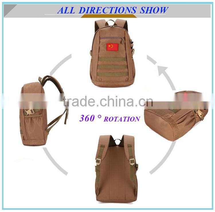 wholesale hiking backpack camouflage army school bag durable military canvas backpack