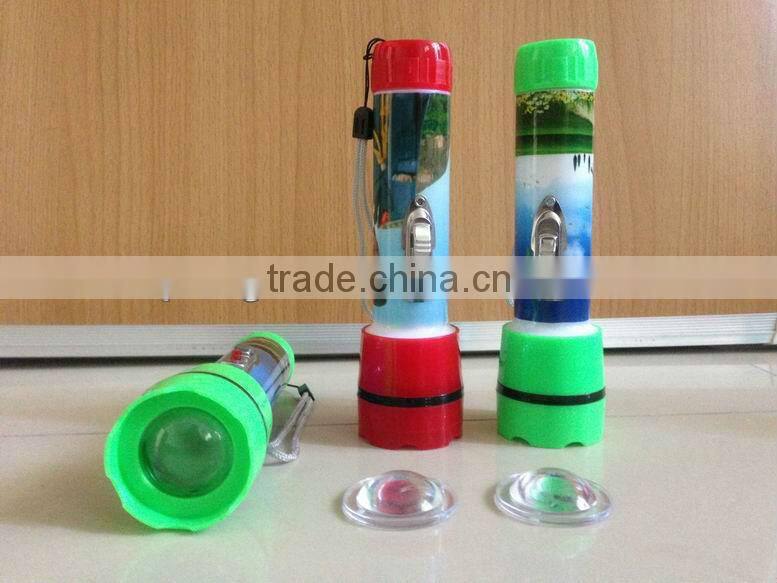 Hot -seliing led plastic flashlight
