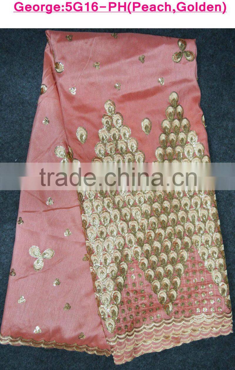 wholesale 100% cotton voile fabrics/ george lace with deaded for causal clothing