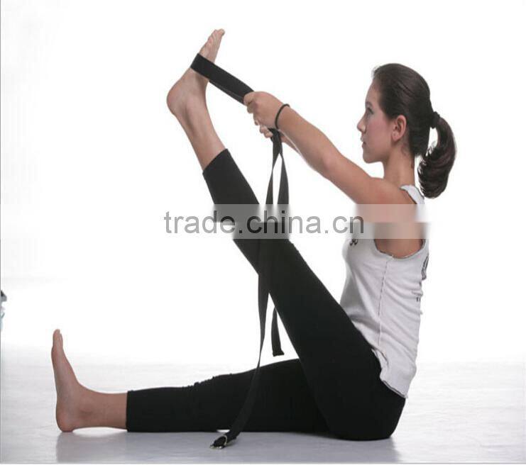 High Quality Adjustable Metal D-Ring Yoga Strap