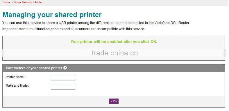Unlocked HuaWei HG556 Home gateway