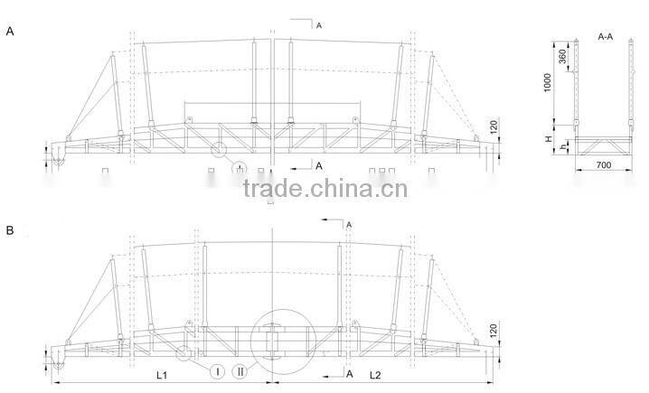 Marine Aluminium Alloy Wharf Ladder