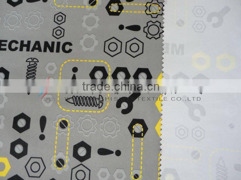 228T printed dull polyester taslon fabric