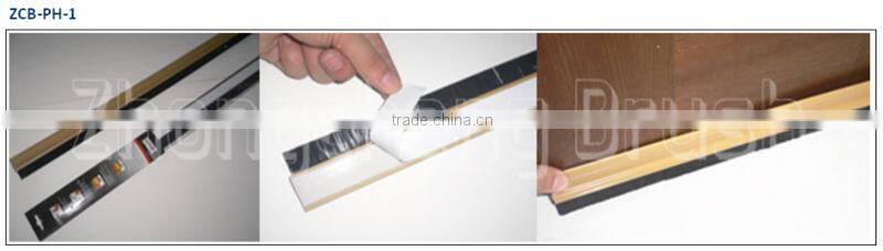 metal channel weather door strip brush