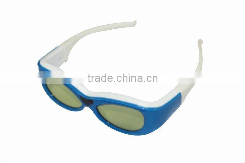 2012 lovely universal 3D glasses for kids with rechargeable battery