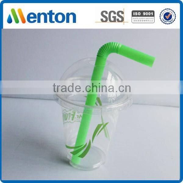 high quality giant colorful flexible straw for bubble tea