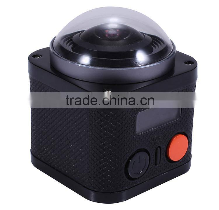 360 Degrees 1200mAh battery full HD wifi sports video cam