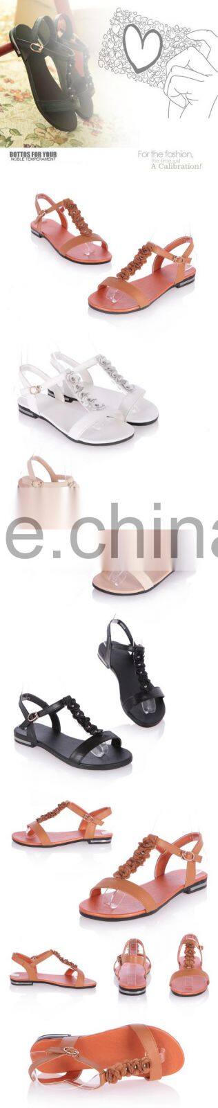 China shoe manufacturer wholesale lady fashion leather shoe