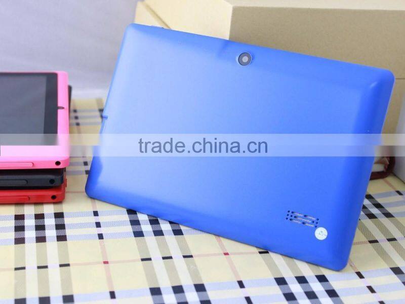 7 inch Q88 Tablets Quad Core AllWinner A33 Android 4.4 512MB RAM 4GB ROM WIFI Tablet PCs