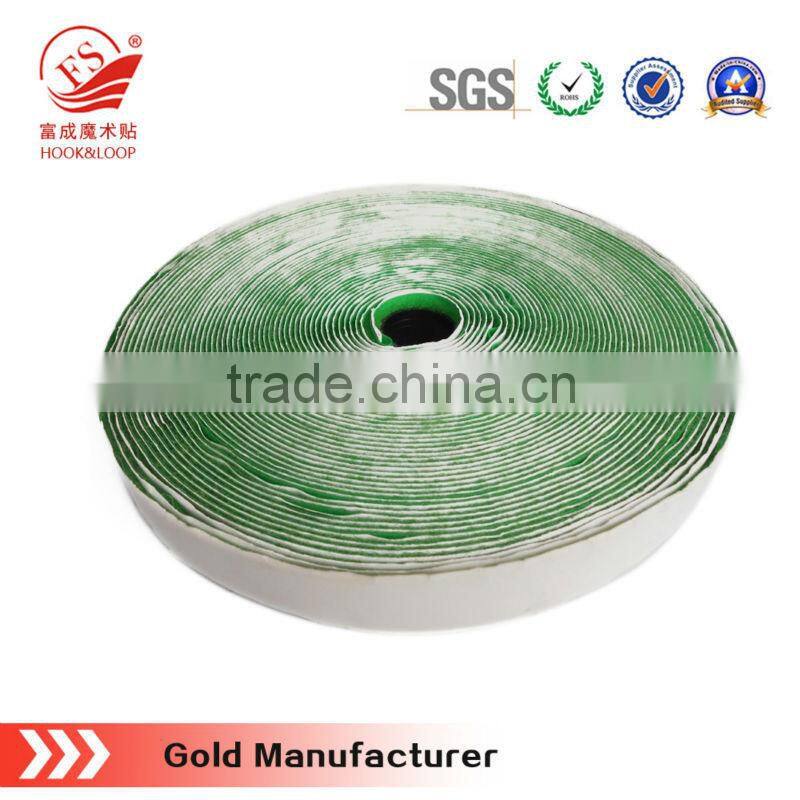 colorful adhesive hook and loop dots and squares and other die cut shapes