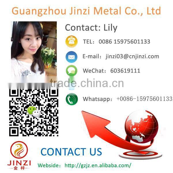 Rose gold color fashion metal bead trimmings for garments/clothing/handbag
