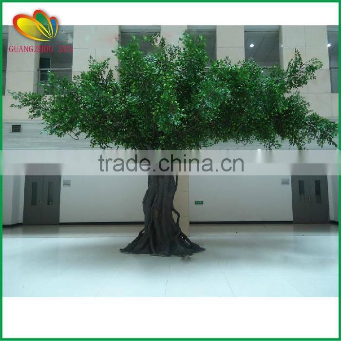 Wholesale artificial big tree fiberglass artificial ficus tree large outdoor & outdoor decor artificial ficus tree