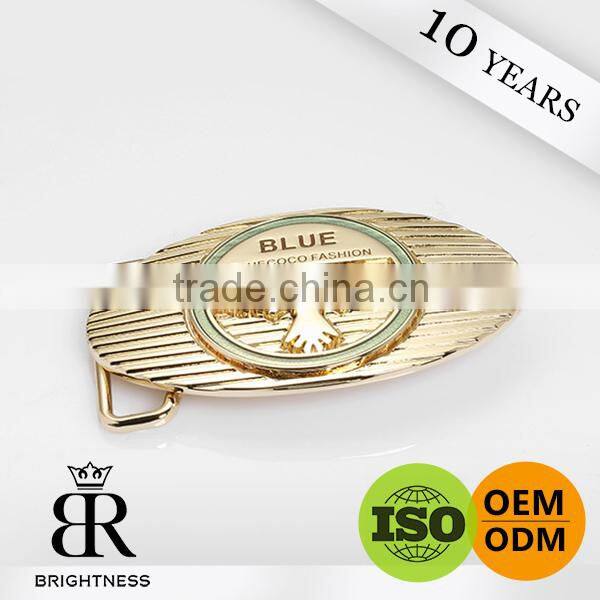 Fancy gold belt buckle of manufacturers with your own design