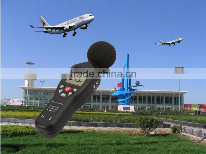 Hot selling accuracy digital sound level meter with large LCD display backlight TL-202