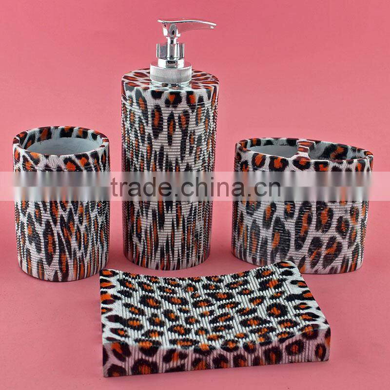 New design Bathroom furniture polyresin bathroom product bathroom accessories