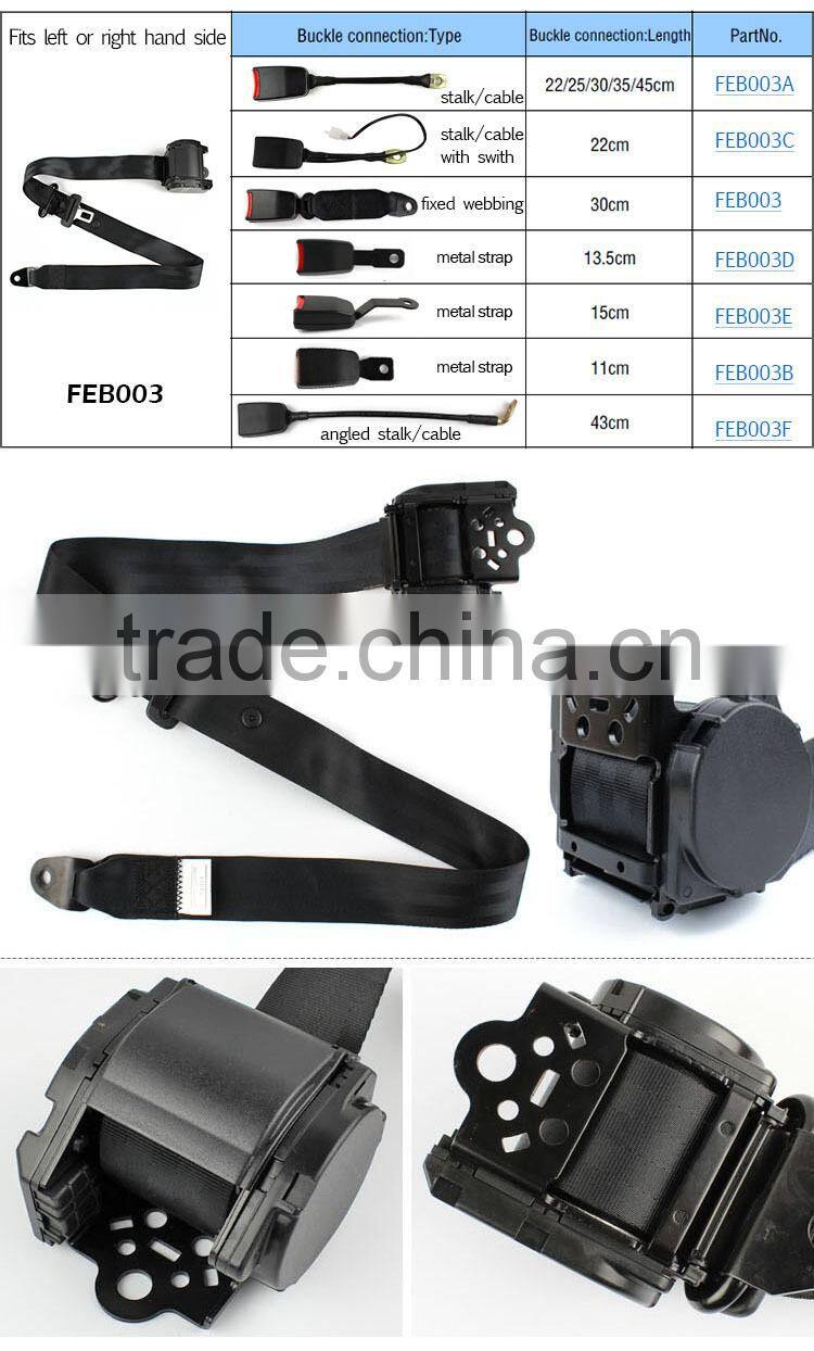 FEB003 3 point automobile emergency lock seat belt