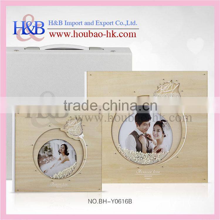 10*10 14*14 Crystal And Paiting Cover Fashion Hot Sale Photo Book Wedding Photo Album