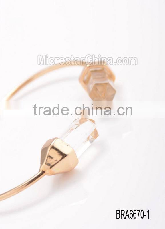 European and American fashion retro six water chestnut Crystal Bangles