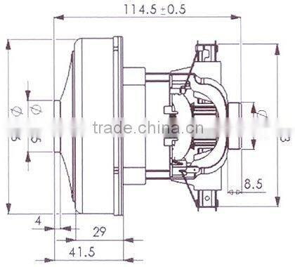 Vacuum Cleaner Motor DYD1000-F, DYD1200-F