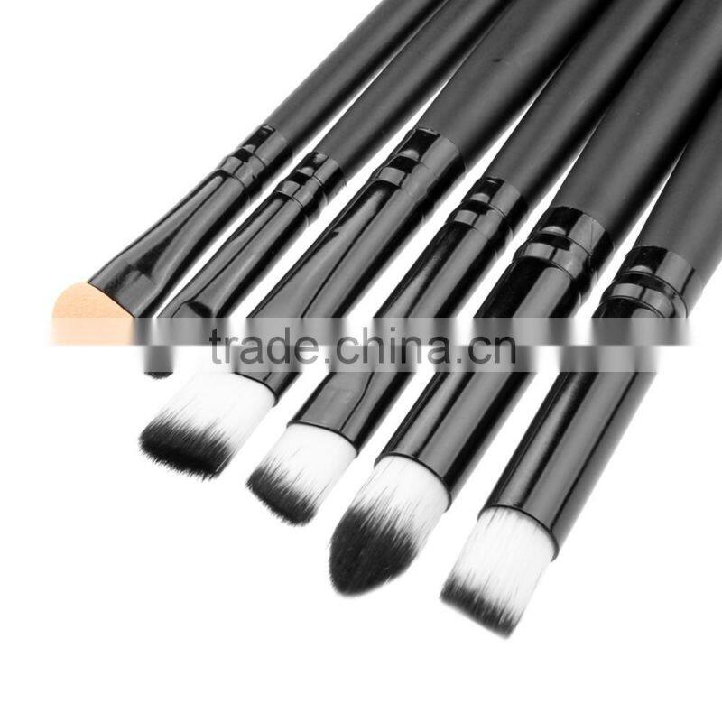 6pcs Makeup Eyeshadow Nose Shadow Smudge Brush Set Makeup Tools Kit