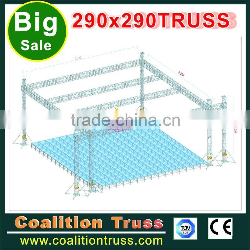 fashion show stage equipment runway truss aluminum roof truss stage truss system for sale