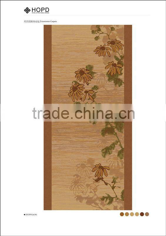 Exquisite hotel corridor carpet with modern pattern