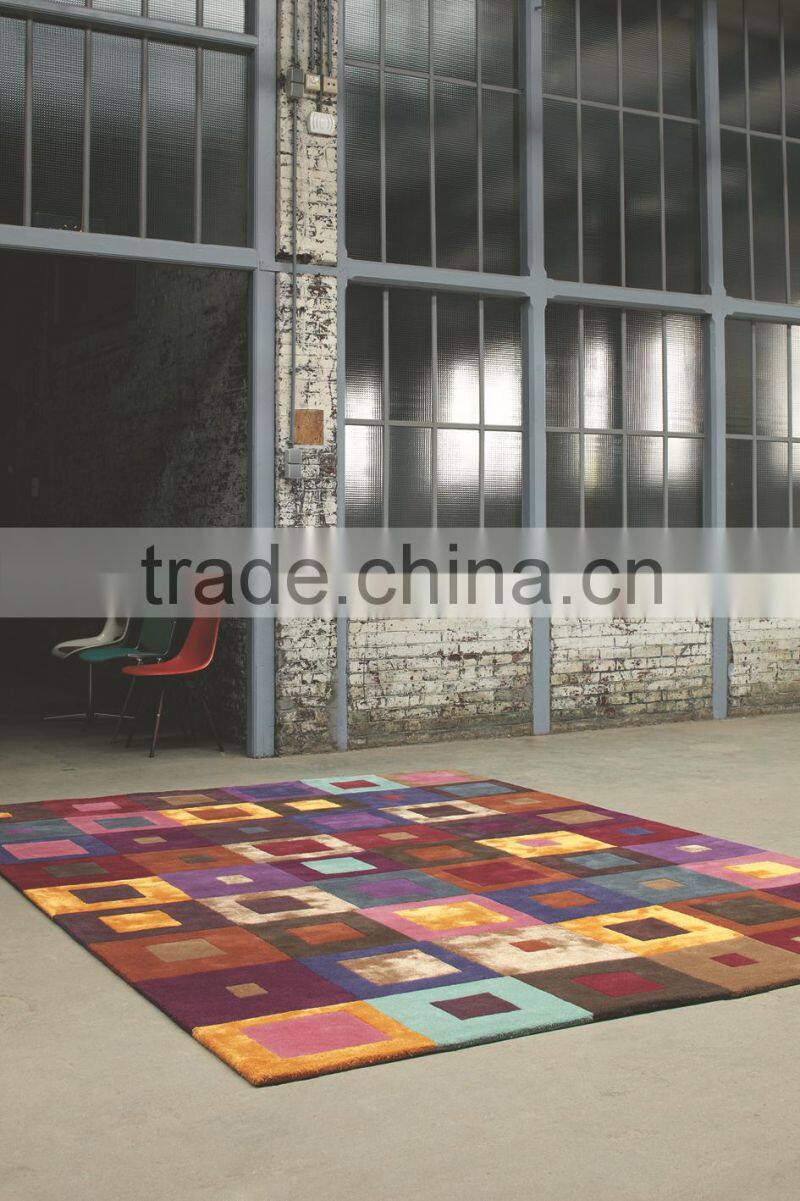 100% wool custom rug use for home and hotel