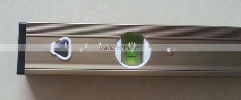 Aluminum Level With 3 Curved Center Bubble Glass Vials