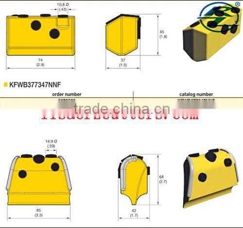 BA24 BA10 BA04 weld on block foundation deep-level drilling tools piling machinery wear parts