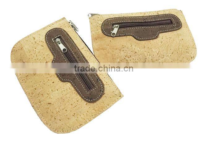 2016 New Style Natural Cork Wood Pencial Bag