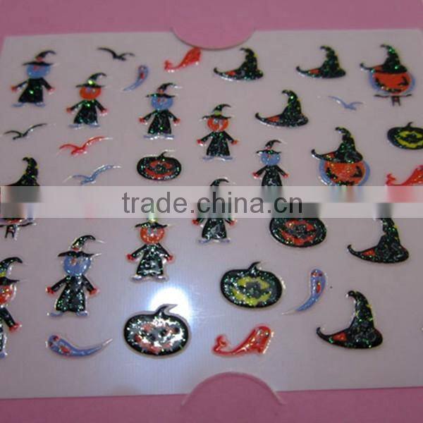 Halloween nail art decals holiday nail art stickers ghost nail decals suppliers