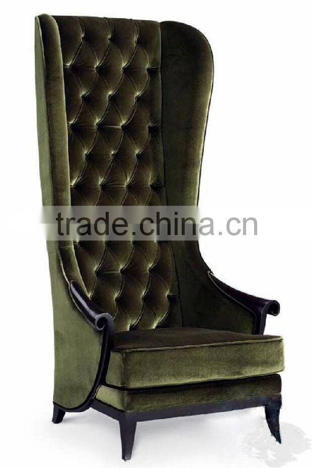 Modern wooden high back pedicure chair,hotel chair,leisure chair