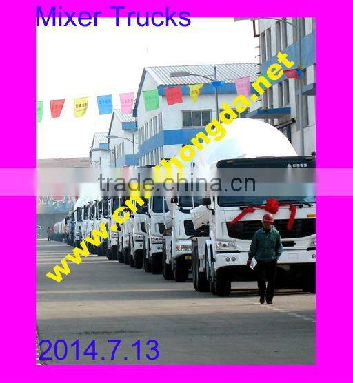 2015 New Designed High Efficiency Concrete Mixer Truck HDT5257GJB (8336) on Sale