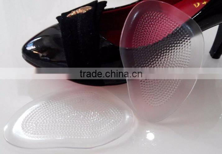 Foot Care Factory High Quality Pain Relief silicone gel insoles Forefoot Metatarsal cushion pad