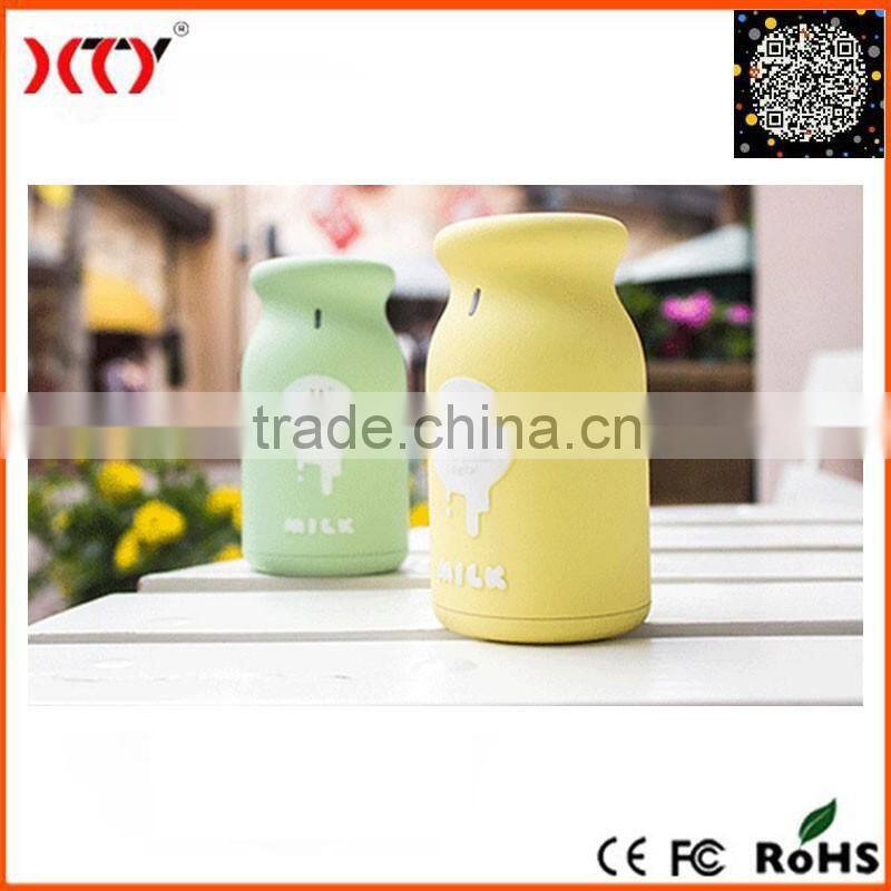 Milk Bottle Shaped Universal 5200mAh Backup External Battery USB Power Bank Charger