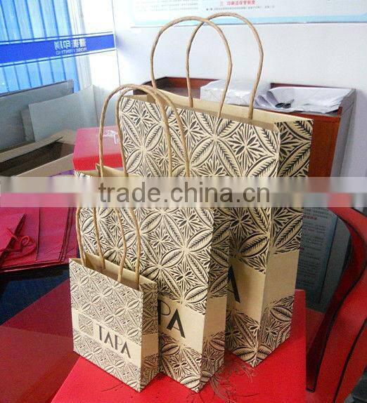 paper apparel bag for clothes
