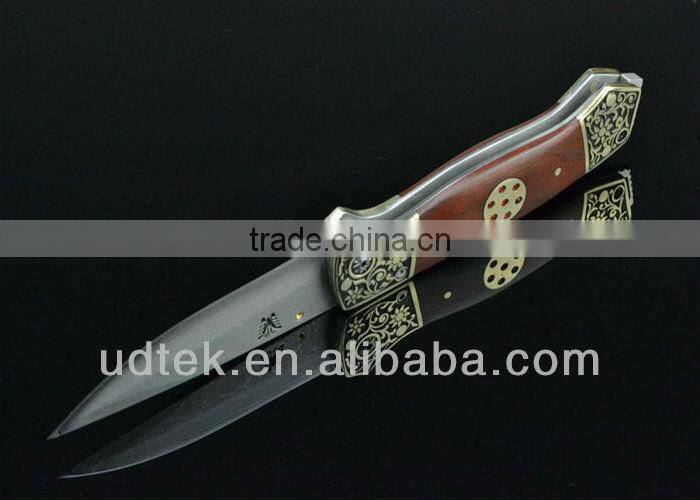 Acid branch version OEM Damascus Steel Folding Knives Collection Knife UDTEK01303