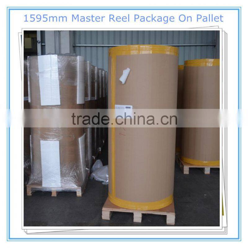 high quality synthetic paper label for color printing and ribbon printing