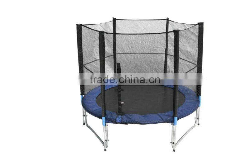 8FT round trampoline with safety net