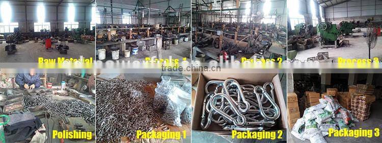 Spring Carabiner Clip with Screw