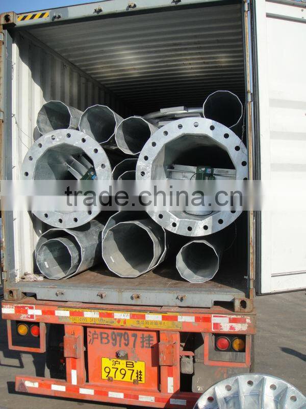 new modle hot dip galvanizing high mast pole