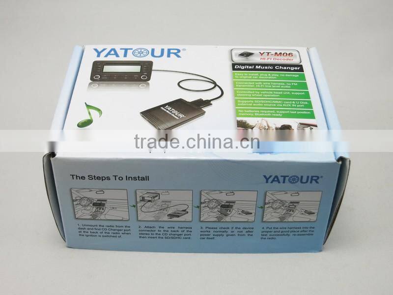 3.5mm aux/usb/sd car interface plug cd changer port